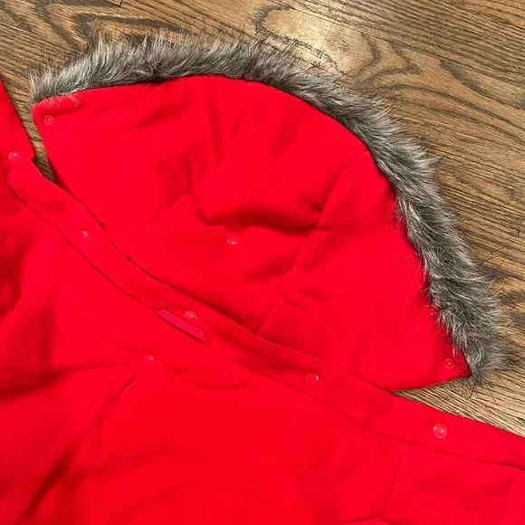💕x3HP💕Red Canada Pooch dog winter coat - Picture 9 of 14